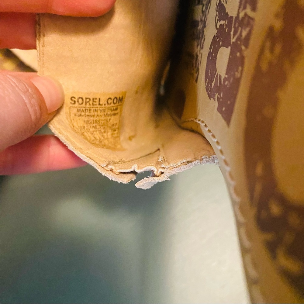 Sorel Ella Block Slide Metallic - Picture 8 of 9